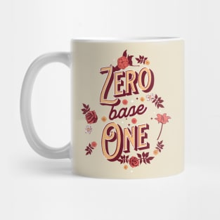 Zerobaseone zb1 typography text zerose | Morcaworks Mug